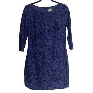 VINCE CAMUTO LACE SHEATH DRESS SIZE 8